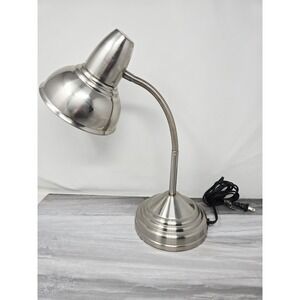 Desk Lamp Stainless Steel Gooseneck Weigthed Bottom Heavy Duty 16 Inch